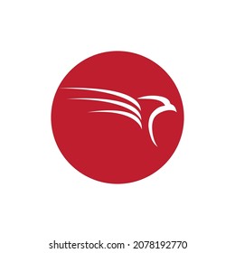 simple eagle logo vector illustration design template - vector