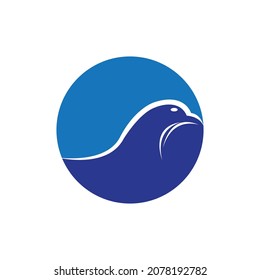 simple eagle logo vector illustration design template - vector