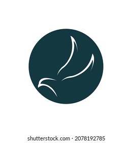simple eagle logo vector illustration design template - vector