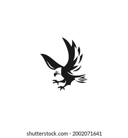 simple eagle symbol logo vector