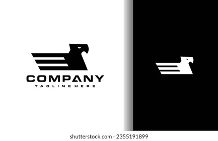 the simple eagle wing logo
