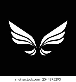 simple eagle wing logo symbol