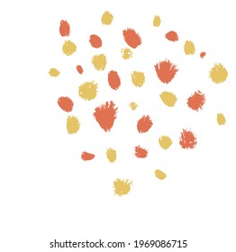 simple earth tone abstract dots