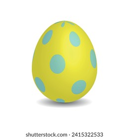 Simple Easter egg with dots