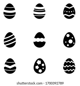 simple easter egg glyph icon