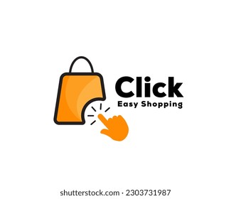 simple easy click deal shop buy icon symbol logo design template illustration inspiration