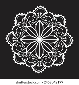 Simple easy luxury vector eps mandala patterns for free download