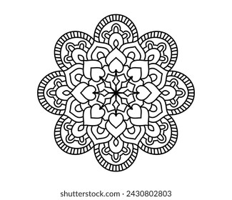 arte mandala simple y fácil, terapia anti estrés, diseño creativo mandala
