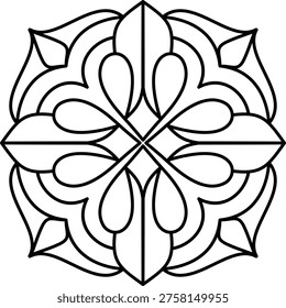 Mandala simple y fácil