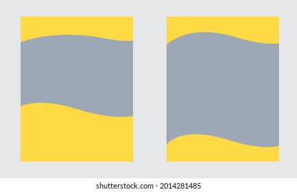 Diseño de ilustraciones de plantillas de afiches simple y fácil de reutilizar