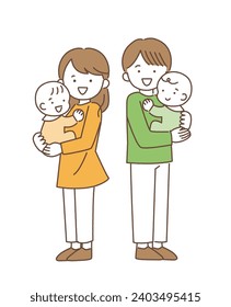 simple and easy -to -use illustration. vector data that is easy to edit color.
