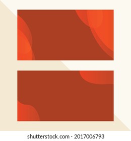 Simple and easy to use 2 layer business card design