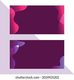 Simple and easy to use 2 layer business card design