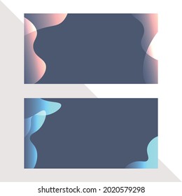 Simple and easy to use 2 layer business card design