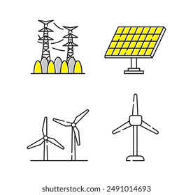 Simple and easy to use building icon set