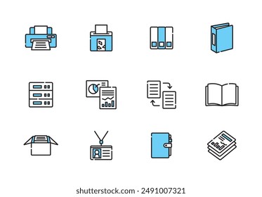 Simple and easy-to-use computer-related icon set