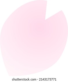 Se trata de un ícono de pétalo con flores de cerezo sencillo y fácil de usar. El color es rosa. Los tratamientos primaverales de diseño y la decoración también son muy prácticos.
