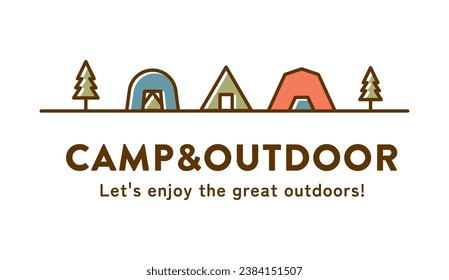 Simple, easy-to-use icons for camping and outdoor activities.