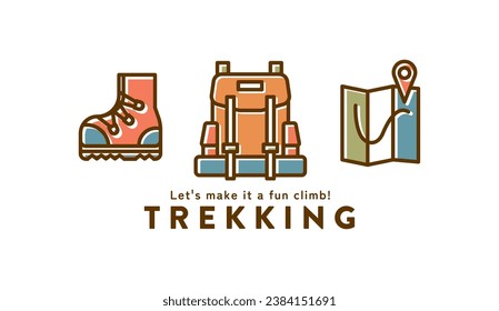 Simple, easy-to-use icons for camping and outdoor activities.