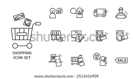 A simple and easy-to-use mail order icon set.