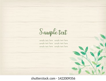 Simple and easy-to-use white wood background material