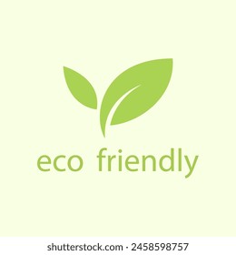 símbolo de logotipo ecológico simple símbolo de icono de la hoja de la naturaleza ecología