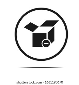 Simple E-commerce Icon black and white, can use for website and application. 