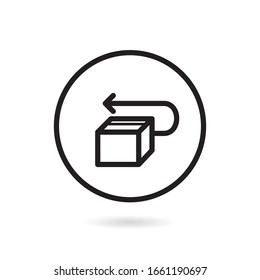 Simple E-commerce Icon black and white, can use for website and application. 