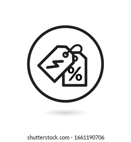 Simple E-commerce Icon black and white, can use for website and application. 