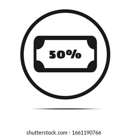 Simple E-commerce Icon black and white, can use for website and application. 