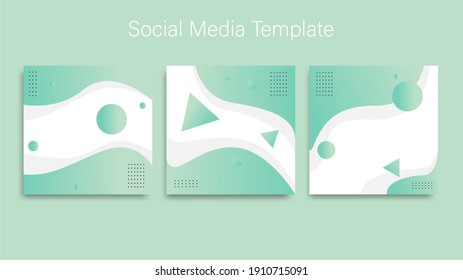 Simple editable post template social media banner. can use for give away post Instagram, twitter, facebook. vector illustration