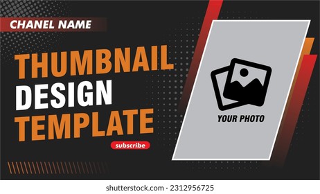 simple editable thumbnail design perfect for content about sports