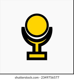 simple editable trophy cup icon