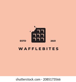 simple editable waffle logo with your company name