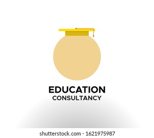 Simple education consultation logo template