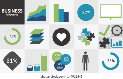 Simple and effective business infographics vector eps10