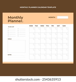 Simple and Effective Monthly Organizer for Personal Planning