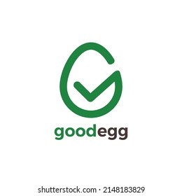 Simple Egg checklist icon logo vector design. Egg Logo Template Design Vector, Emblem, Concept Design, Creative Symbol, Icon