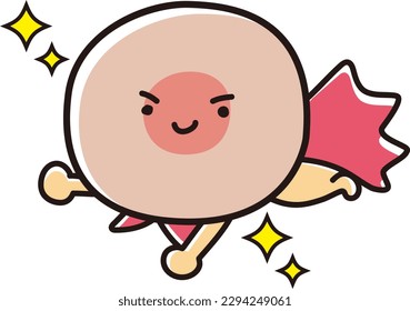 simple egg cute character illustration
