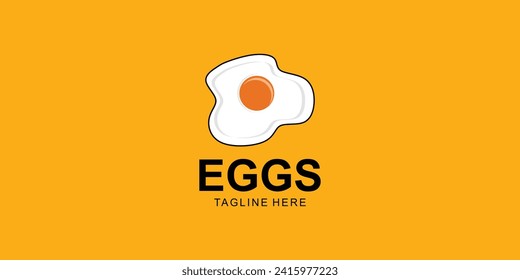 Simple egg logo design with unique concept| premium vector