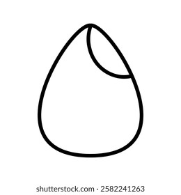 Simple egg shaped beauty blender