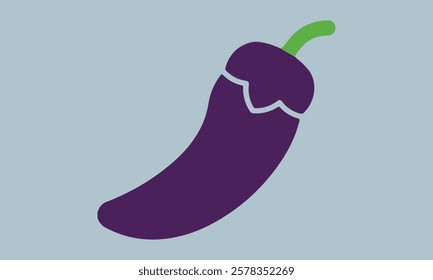 A simple eggplant art vector illustration A simple, eggplant, art, vector, illustration cut out, no people, outline, simplicity, vegetable, art, eggplant, freshness, healthy eating, illustration, symb