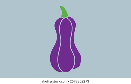 A simple eggplant art vector illustration A simple, eggplant, art, vector, illustration cut out, no people, outline, simplicity, vegetable, art, eggplant, freshness, healthy eating, illustration, symb