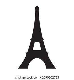 simple eiffel tower vector illustration