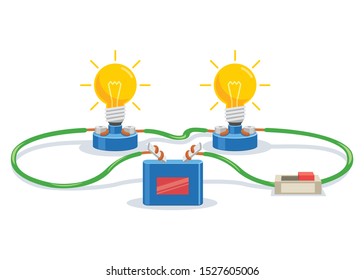 Simple Electric Circuit Experiment For Children Education