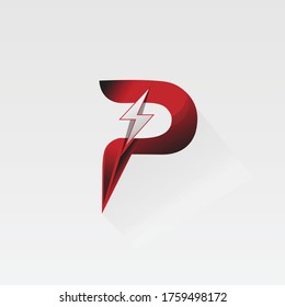 simple electric logo. vector illustration