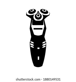 Simple electric shaver for man icon Vector illustration