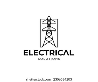 Simple Electrical Installation Logo design Template