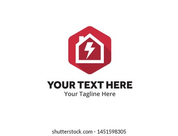 simple electrical logo creative design in flat style with color . electricity logo creative design for identity and business