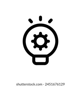 Simple Electricity icon. The icon can be used for websites, print templates, presentation templates, illustrations, etc